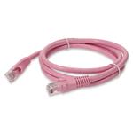 Picture of 5ft Pink CAT 6 PVC Ethernet Cable Snagless Bubble Boot RJ-45 M/M