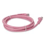 Picture of 5ft Pink CAT 6 PVC Ethernet Cable Snagless Bubble Boot RJ-45 M/M