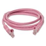 Picture of 5ft Pink CAT 6 PVC Ethernet Cable Snagless Bubble Boot RJ-45 M/M