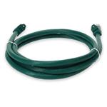 Picture of 5ft Green CAT 6A PVC Ethernet Cable Snagless Bubble Boot RJ-45 M/M