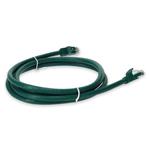 Picture of 5ft Green CAT 6A PVC Ethernet Cable Snagless Bubble Boot RJ-45 M/M