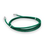Picture of 5ft Green CAT 6 Plenum-Rated Ethernet Cable Snagless Bubble Boot RJ-45 M/M