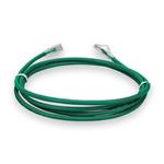 Picture of 5ft Green CAT 6 Plenum-Rated Ethernet Cable Snagless Bubble Boot RJ-45 M/M