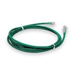 Picture of 5ft Green CAT 6 Plenum-Rated Ethernet Cable Snagless Bubble Boot RJ-45 M/M