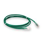Picture of 5ft Green CAT 6 Plenum-Rated Ethernet Cable Snagless Bubble Boot RJ-45 M/M