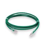 Picture of 5ft Green CAT 6 Plenum-Rated Ethernet Cable Snagless Bubble Boot RJ-45 M/M
