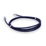 Picture of 5ft Purple CAT 6 Plenum-Rated Ethernet Cable Snagless Easy Clear Boot TAA RJ-45 M/M