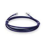 Picture of 5ft Purple CAT 6 Plenum-Rated Ethernet Cable Snagless Easy Clear Boot TAA RJ-45 M/M
