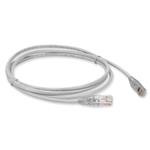 Picture of 5ft White CAT 6 Plenum-Rated Ethernet Cable Snagless Bubble Boot RJ-45 M/M