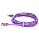 Picture of 5ft Violet CAT 6 Shielded PVC Ethernet Cable Snagless Easy Clear Boot RJ-45 M/M