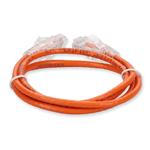 Picture of 5ft Orange CAT 6 Slim PVC Ethernet Cable Snagless Clear-Claw RJ-45 M/M