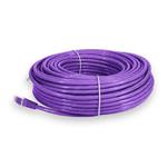 Picture of 60ft Violet CAT 6 Shielded PVC Ethernet Cable Snagless Easy Clear Boot RJ-45 M/M