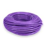 Picture of 60ft Violet CAT 6 Shielded PVC Ethernet Cable Snagless Easy Clear Boot RJ-45 M/M