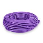Picture of 60ft Violet CAT 6 Shielded PVC Ethernet Cable Snagless Easy Clear Boot RJ-45 M/M
