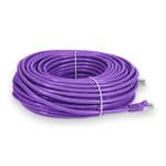 Picture of 60ft Violet CAT 6 Shielded PVC Ethernet Cable Snagless Easy Clear Boot RJ-45 M/M