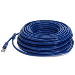 Picture of 60ft Blue CAT 7 Shielded (S/FTP) PVC Ethernet Cable Snagless Bubble Boot RJ-45 M/M