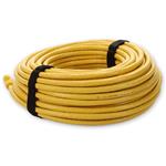 Picture of 65ft Yellow CAT 6A PVC Ethernet Cable Snagless Bubble Boot RJ-45 M/M