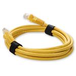 Picture of 6ft Yellow CAT 6 PVC Ethernet Cable Snagless Bubble Boot RJ-45 M/M
