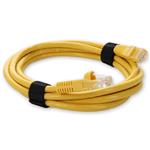 Picture of 6ft Yellow CAT 6 PVC Ethernet Cable Snagless Bubble Boot RJ-45 M/M