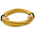 Picture of 6ft Yellow CAT 6 PVC Ethernet Cable Snagless Bubble Boot RJ-45 M/M
