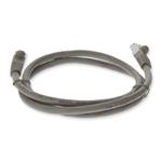 Picture of 6ft Gray CAT 6 Shielded PVC Ethernet Cable Snagless Easy Clear Boot RJ-45 M/M
