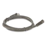 Picture of 6ft Gray CAT 6 Shielded PVC Ethernet Cable Snagless Easy Clear Boot RJ-45 M/M