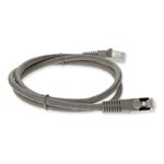 Picture of 6ft Gray CAT 6 Shielded PVC Ethernet Cable Snagless Easy Clear Boot RJ-45 M/M