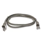 Picture of 6ft Gray CAT 6 Shielded PVC Ethernet Cable Snagless Easy Clear Boot RJ-45 M/M