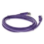 Picture of 6ft Purple CAT 6 Shielded PVC Ethernet Cable Snagless Easy Clear Boot RJ-45 M/M