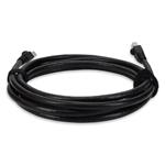 Picture of 6ft Black CAT 6 Shielded PVC Ethernet Cable Snagless Easy Clear Boot RJ-45 M/M