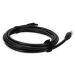 Picture of 6ft Black CAT 6 Shielded PVC Ethernet Cable Snagless Easy Clear Boot RJ-45 M/M