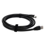 Picture of 6ft Black CAT 6 Shielded PVC Ethernet Cable Snagless Easy Clear Boot RJ-45 M/M