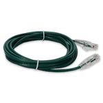 Picture of 6ft Green CAT 6A Slim PVC Ethernet Cable Snagless Clear-Claw RJ-45 M/M
