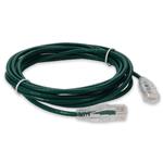 Picture of 6ft Green CAT 6A Slim PVC Ethernet Cable Snagless Clear-Claw RJ-45 M/M