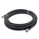 Picture of 32.8ft BNC (Male) to BNC (Male) Black Coaxial Simplex Plenum-Rated Copper Patch Cable