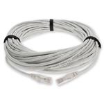 Picture of 75ft White CAT 6 PVC Ethernet Cable Snagless Bubble Boot RJ-45 M/M