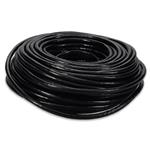 Picture of 75ft Black CAT 6A PVC Ethernet Cable Snagless Bubble Boot RJ-45 M/M
