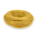 Picture of 75ft Yellow CAT 6 Shielded PVC Ethernet Cable Snagless Easy Clear Boot RJ-45 M/M