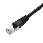 Picture of 75ft Blue CAT 7 Shielded (S/FTP) PVC Ethernet Cable Snagless Bubble Boot RJ-45 M/M