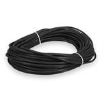 Picture of 75ft Black CAT 6 Slim PVC Ethernet Cable Snagless Clear-Claw RJ-45 M/M