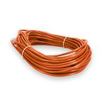 Picture of 75ft Orange CAT 6 Slim PVC Ethernet Cable Snagless Clear-Claw RJ-45 M/M