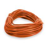 Picture of 75ft Orange CAT 6 Slim PVC Ethernet Cable Snagless Clear-Claw RJ-45 M/M