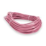 Picture of 75ft Pink CAT 6 Slim PVC Ethernet Cable Snagless Clear-Claw RJ-45 M/M