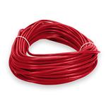 Picture of 75ft Red CAT 6 Slim PVC Ethernet Cable Snagless Clear-Claw RJ-45 M/M