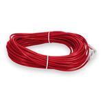 Picture of 75ft Red CAT 6 Slim PVC Ethernet Cable Snagless Clear-Claw RJ-45 M/M