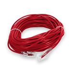 Picture of 75ft Red CAT 6 Slim PVC Ethernet Cable Snagless Clear-Claw RJ-45 M/M