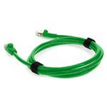 Picture of 7ft Green CAT 6 PVC Ethernet Cable Snagless Bubble Boot RJ-45 M/M