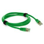 Picture of 7ft Green CAT 6 PVC Ethernet Cable Snagless Bubble Boot RJ-45 M/M