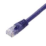 Picture of 7ft Purple CAT 6 PVC Ethernet Cable Snagless Bubble Boot RJ-45 M/M