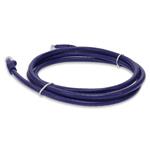 Picture of 7ft Purple CAT 6 PVC Ethernet Cable Snagless Bubble Boot RJ-45 M/M